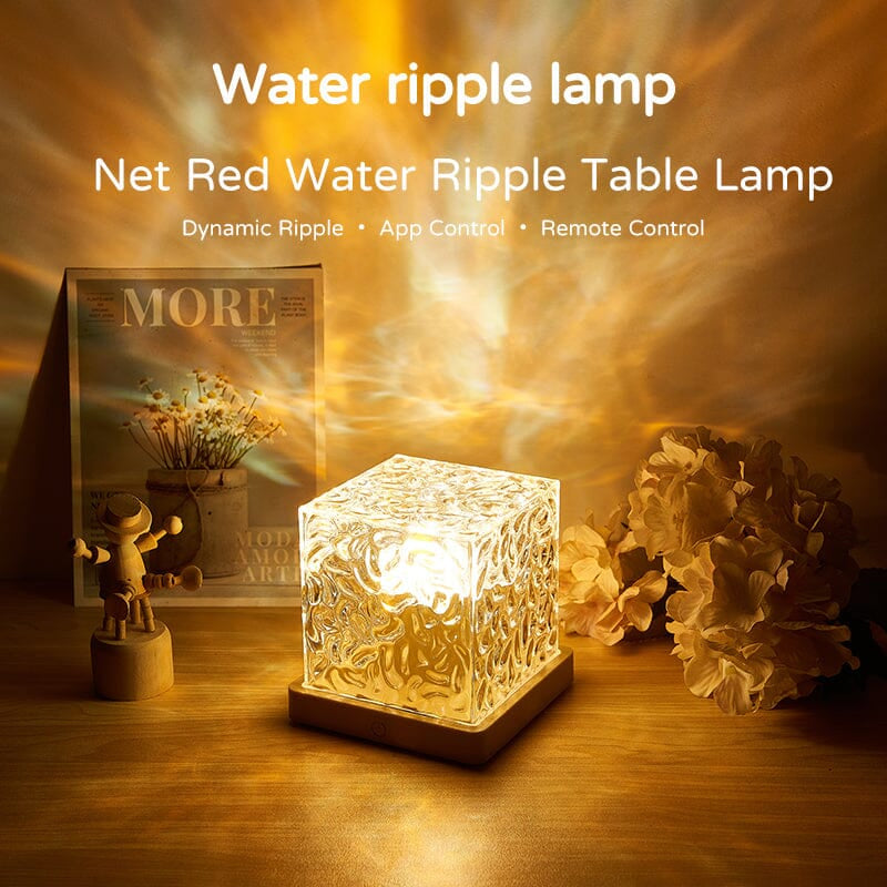 Northernvibes: LED Cube Night Light W/ Remote Control